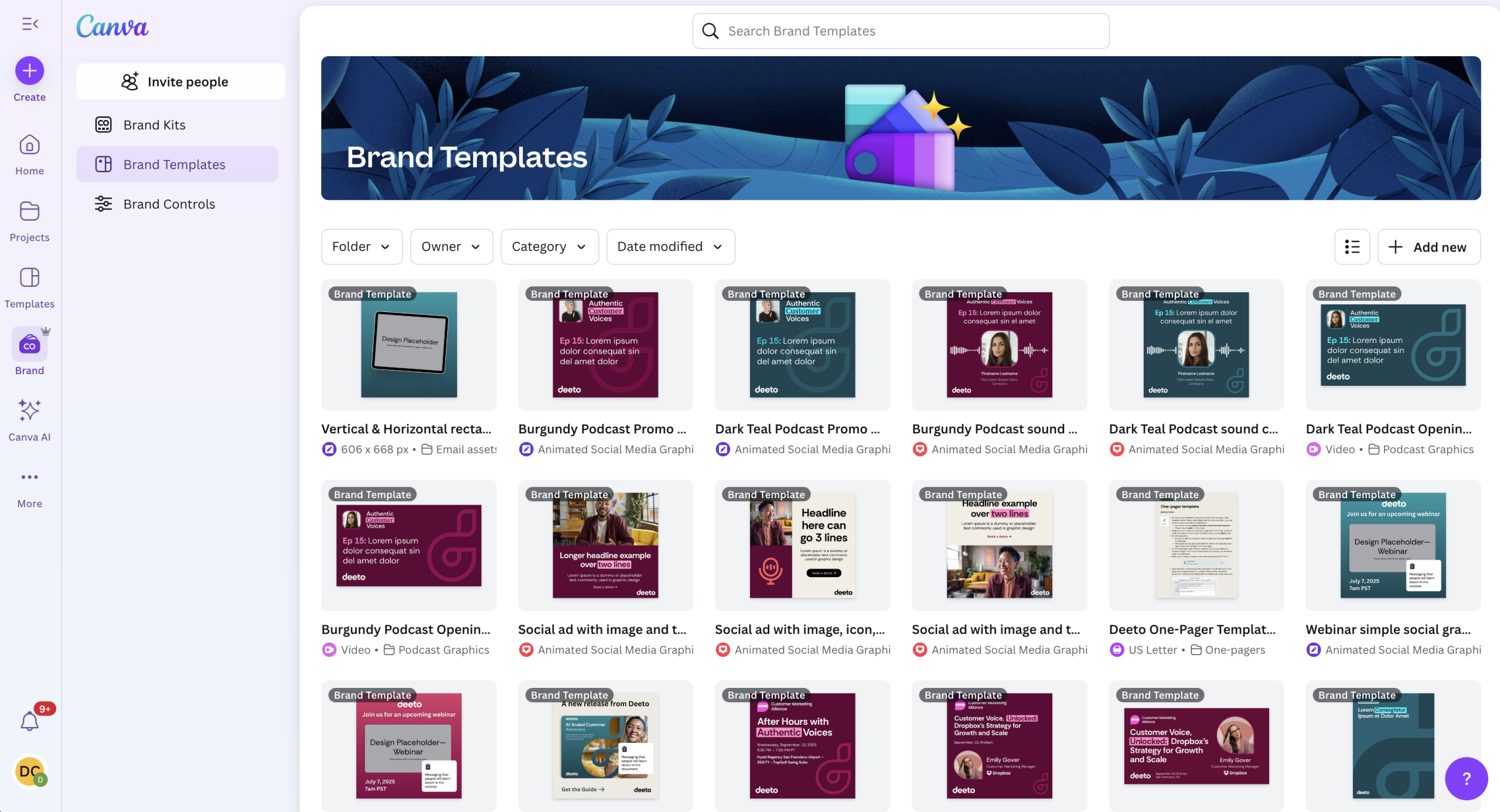 Deeto Brand Templates - Canva-desktop