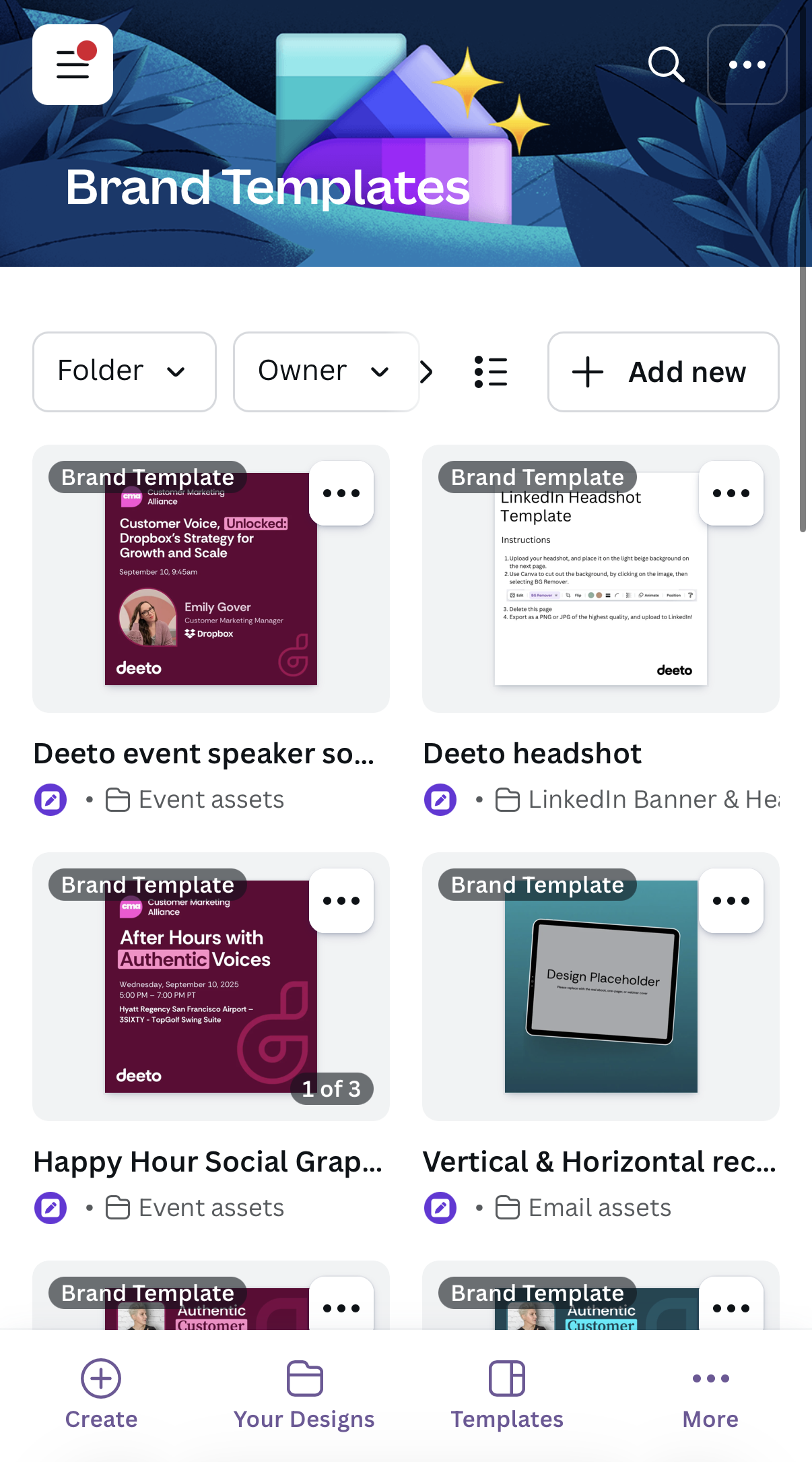 Deeto Brand Templates - Canva