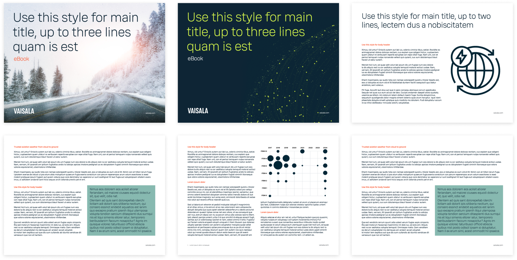 Grid of old eBook template